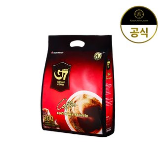 G7 퓨어블랙 200개입/ 원두 봉지 커피 블랙 다크 아메리카노
