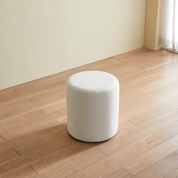리프 푹신한 스퀘어 원형 사각 패브릭 스툴 화장대 카페 수납 보조 미니 의자 SD4110 (무배)