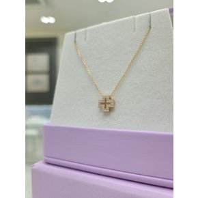 [파주점] [파주점] 미니미오뉴 십자가 다이아몬드 목걸이 PG 18K 211001382