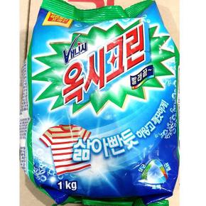 세탁 세제 옥시 크린 1kg 강력 가루 비누 업소 빨래 생활 (S13922271)