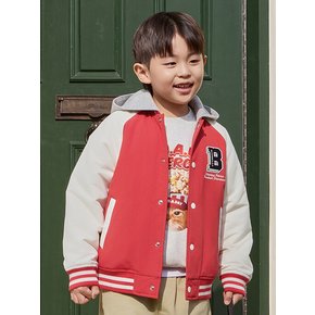 25년 F/W( 공용) 후드 바시티 패딩 점퍼 MKG1JP3211