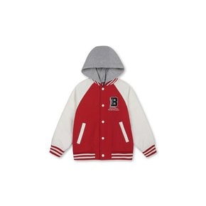 25년 F/W( 공용) 후드 바시티 패딩 점퍼 MKG1JP3211