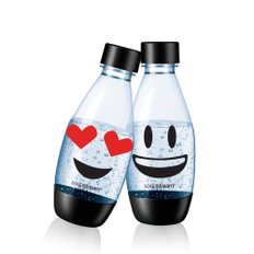 [SODASTREAM] 소다스트림 EMOJI 전용병 플라스틱 퓨즈 블랙 0.5L (2PSet)