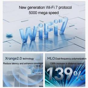공유기 샤오미 라우터 BE5000 와이파이 7 2.5G 5011Mbps 네트워크 포트 512MB 메모리 2.4/5GHz 듀얼 광대