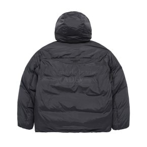 BASIC LOGO NON QUILTING HOODED DUCK DOWN PARKA CHARCOAL베이직논퀄팅 차콜 OPLHNQ-CHA