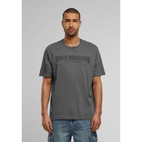 True Religion 트루 종교 프린트 티셔츠 - 회색 6404639