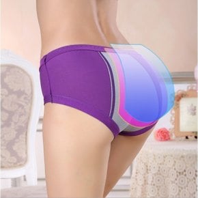 6+1/생리 위생 샘방지 미디  여자 팬티