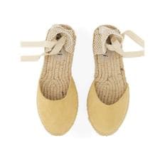 ESPADRILLE VALENCIANA Flat shoes R4.2P0_SUEDECREAM YELLOW