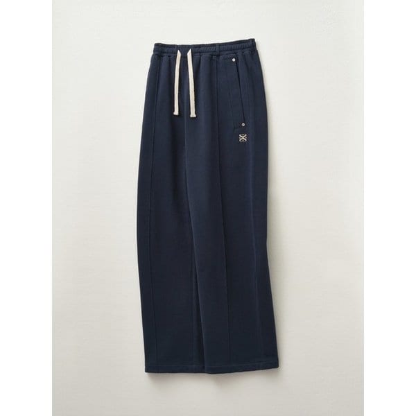 테오 코튼 밴딩 스웨트팬츠_클래식 네이비