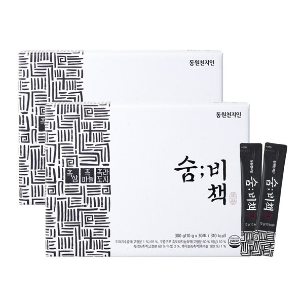 [동원천지인] 숨비책 (10g x 30포) x 2개_1001559x2