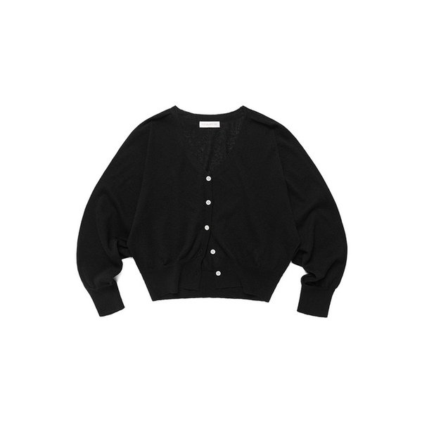 Summer Linen Knit Cardigan_Black