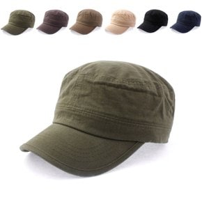 남녀 무지 밴드 군모 6color 면 패션 신사 중년 밀리터리캡 모자 OM-C3000