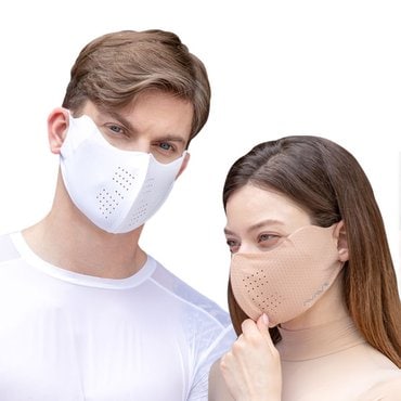 어베이브 자외선차단 에어핏 하프가드 골프마스크 얼굴햇빛가리개 파크골프 러닝 AVHFGDMASK