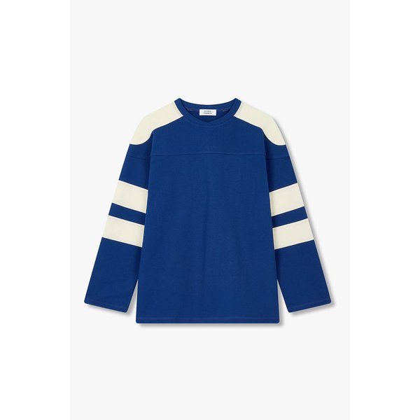 배색 패치 럭비 티셔츠 9105322118051