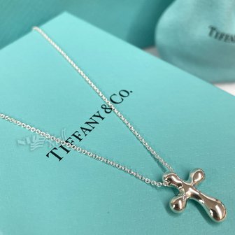 TIFFANY&CO 티파니앤코 십자가 목걸이 실버 TIFFANY CROSS PENDANT