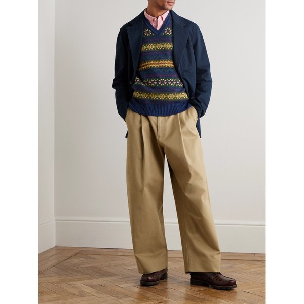 빔스 페어 아일 울 블렌드 스웨터 조끼 46376663163004893