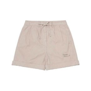 코닥반바지 JQS K3222LHP51BEI 스테레오 린넨라이크 버뮤다 반바지 우먼 BEIGE