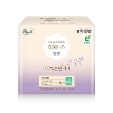 신세계 규격 미래생활 헤이즈  웰핏 대형 14개입