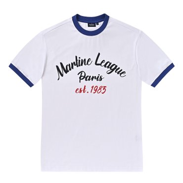 MARTINE GOLF [정상가 118000원]남성 마틴리그 라운드셔츠 화이트 (QM0DKS21631)