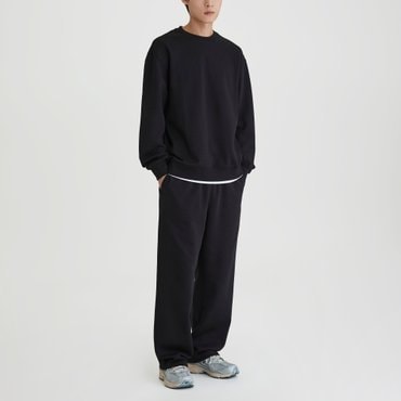 JAJU 25 S/S 신상품  JAJU  남녀공용 스웨트 스트레이트 팬츠   J125101104