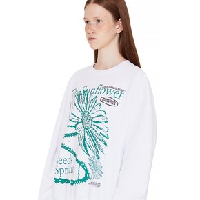 SUNFLOWER SWEATSHIRT (WHITE)