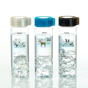 코멕스 지구를 위한 물병 550ml X 3개(북극곰 + 펭귄 + 순록)