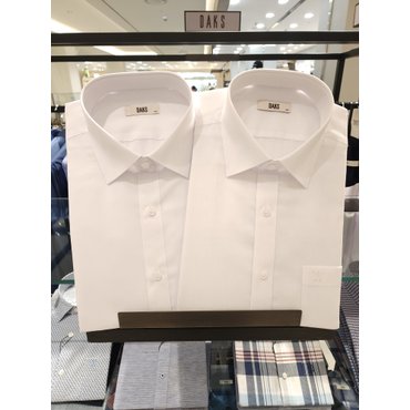 닥스 2025 S/S 닥스 반소매 일반핏 화이트셔츠 2종택1