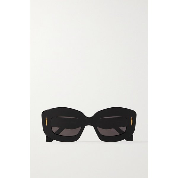 스크린 스퀘어 프레임 아세테이트 선글라스 블랙 1647597321576374