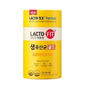 락토핏 생유산균 골드 5X 2g 50포 100g