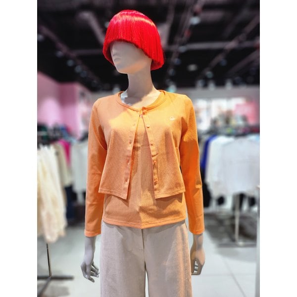 [부산점] 심볼 자수 가디건 세트 티셔츠 BATS98531OR