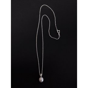 LEAF DROP PEARL NECKLACE
