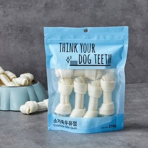 THINK YOUR DOG TEETH 소가죽 우유껌 6P