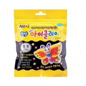 탱탱 아이클레이 파우치50g(검정)