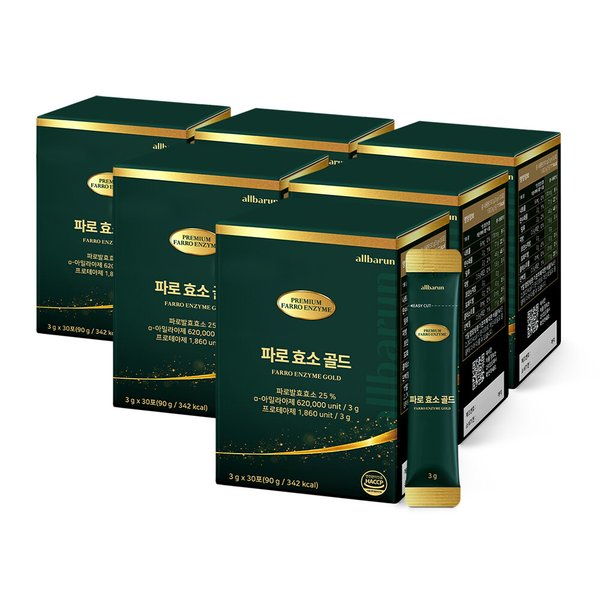 파로 효소 골드 30포 6박스 (총 180포 6개월분)