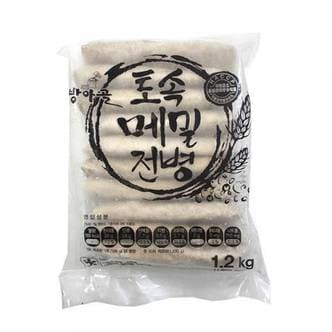 제이큐 군만두 만두 냉장냉동간편조리 방아골 토속메밀전병1.2kg