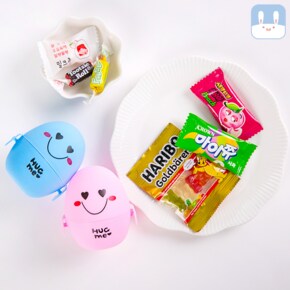 러블리 달콤 알알이 유치원 어린이집 구디백 답례품 포장 생일선물 사탕 세트 간식꾸러미 교회 영어 학원  생일선물답례품 구디백 사무실 대용량 세트