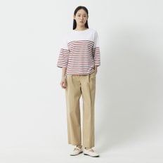 여 사각사각 테이퍼드 팬츠(BEIGE / BLUE / NAVY / BLACK)