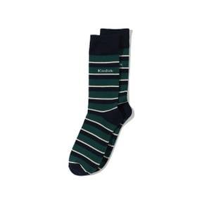 [공식](정상가 : 11,900원) 스트라이프 크루 삭스 GREEN