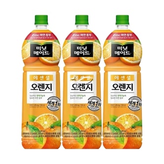  미닛메이드 에센셜 오렌지 1.5L x 6개