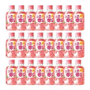 코코뿌요 복숭아 280ml x 24개