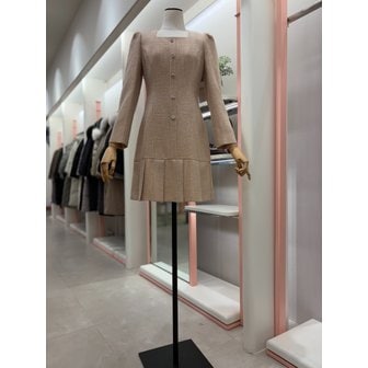 잇미샤 [여주점] 83% 할인 여성 트위드 플리츠 미니 원피스 (ITNBZOP660)