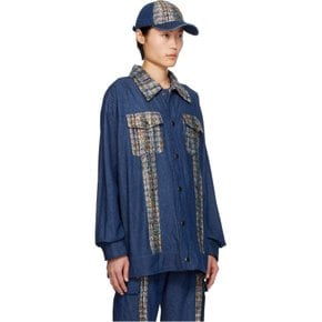 SSENSE 익스클루시브 네이비 데님 재킷 M1024B33 DENIM