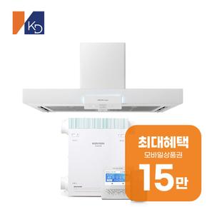 환기청정기 72평형 + 매직 침니 3D 에어후드 (화이트) 렌탈 72개월 월 54800원