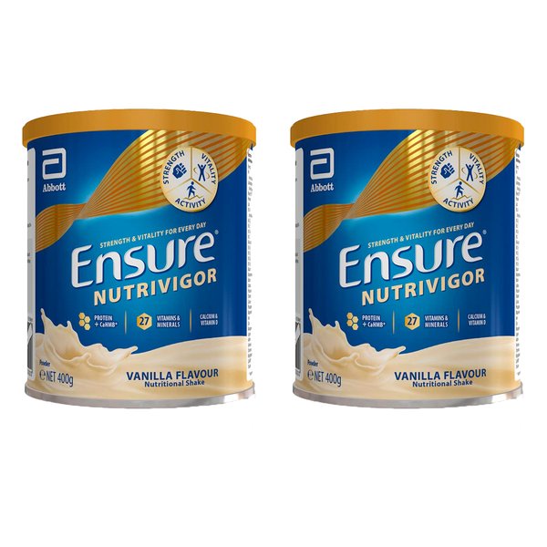 Ensure 영국 엔슈어 뉴트리셔널 프로틴 쉐이크 바닐라 400g 2팩