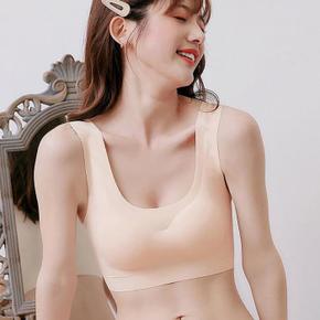 잔솔 심리스 노와이어 브라렛 스포츠 브라탑 여름수면