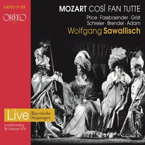 WOLFGANG AMADEUS MOZART - COSI FAN TUTTE/ WOLFGANG SAWALLISCH 모차르트: 코지 판 투테 전곡