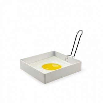 라쿠친 테프론코팅 하얀 사각계란틀 모양틀 계란후라이 오믈렛 토스트 요리틀