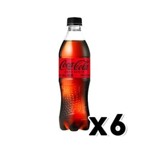 코카콜라 제로슈가 페트음료 500ml x 6개