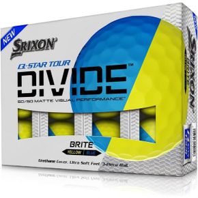 일본 스릭슨 반반공 Srixon QStar Tour Divide 블루/옐로우 골프공 1623647