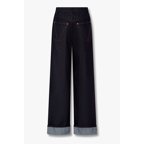 턴업 배기 핏 데님 팬츠 7115455905146